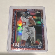 2025 Topps Chrome Green Snakeskin Refractor Dexter Lawrence II #230 NYGiants NFL