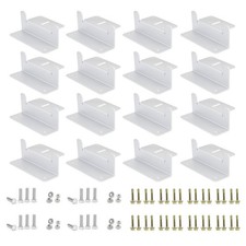 ECO-WORTHY 16 Units Solar Panel Mounting Brackets,Z Bracket Sets Lightweight ...