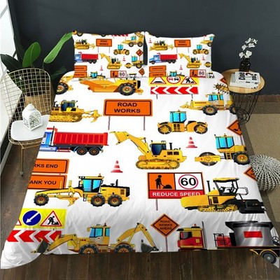 3D Tool Cart Illustration Kids Quilt Cover Set Bedding Sets Pillowcases