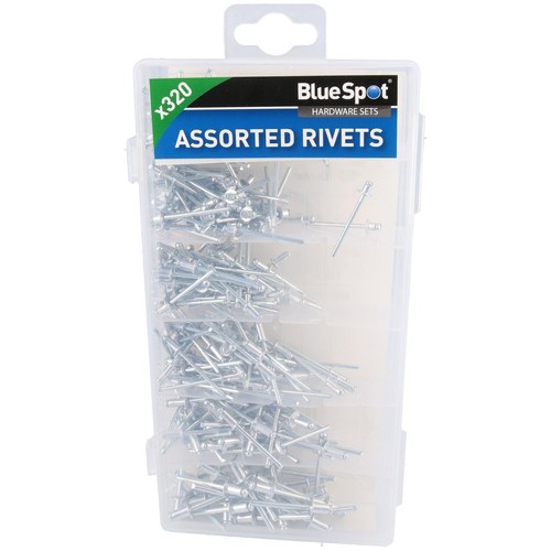 Heavy Duty Hand Riveter Pop Pot Rivet Tool 2.4 - 4.8mm + 320 Aluminium Rivets - Picture 8 of 8