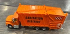 HO scale vehicle truck Boley Walthers Garbage Sanitation trash - Orange
