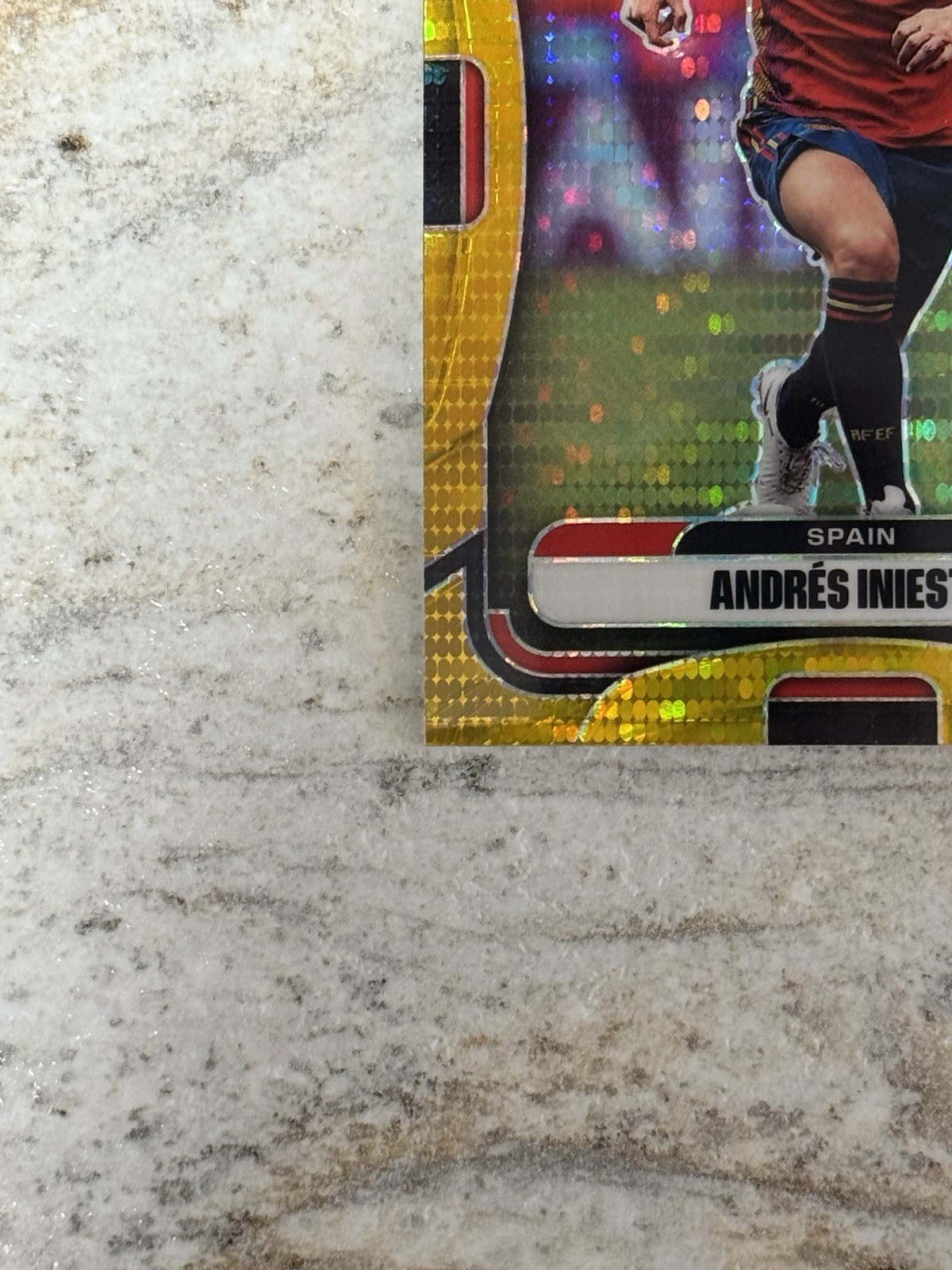 Panini Prizm FIFA World Cup 2026 Andres Iniesta Spain GOLD Parallel 02/10 Barça view 8