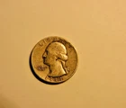 1944 WASHINGTON SILVER  QUARTER CIRCULATED