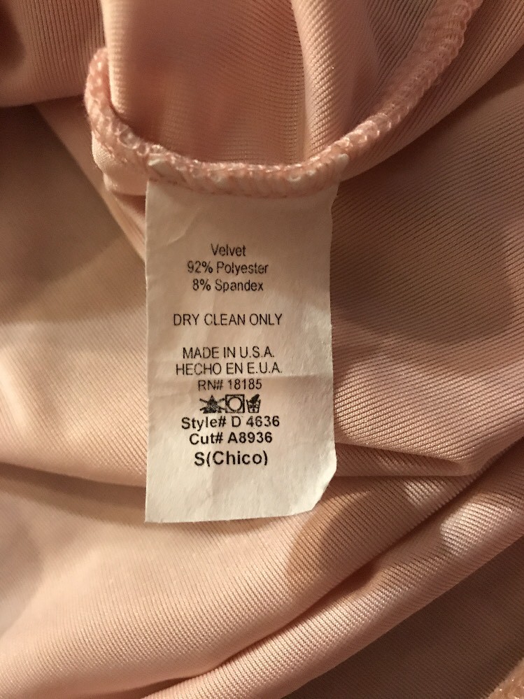 chiko様 Audrey 3+1 Womens Velvet Pale Pink Dress Size Small | eBay