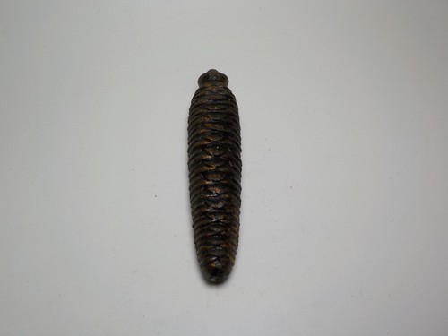 VTG PINE CONE CUCKOO CLOCK WEIGHT 14.5 Ounce 5 1/8” LONG CLOCKMAKER PART #12 - Picture 2 of 8