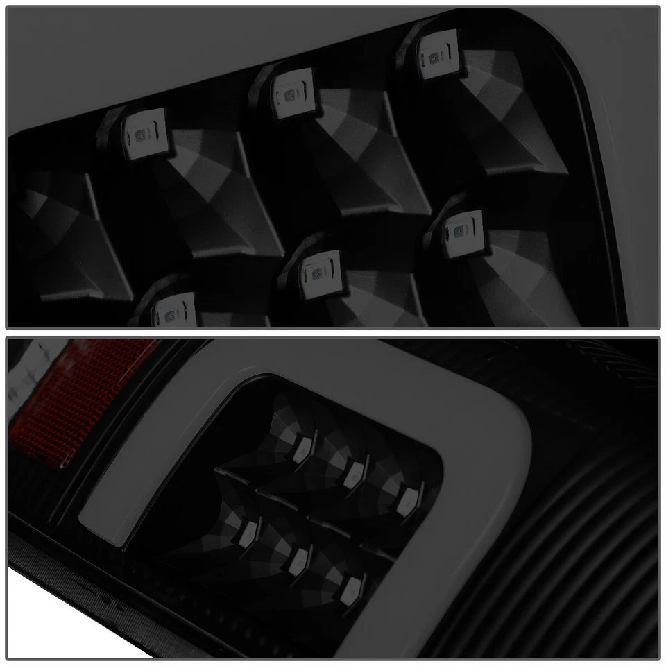 [LED C-STREAK 3D] PARA FORD F350/F450 2009-2016 LUZ TRASERA DE ESTACIONAMIENTO NEGRA AHUMADA Foto 4 de 4