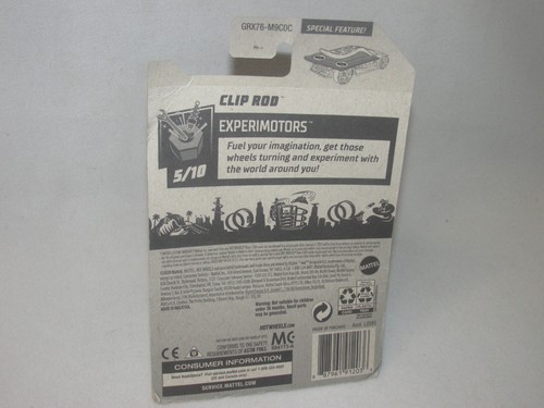 ¡¡Nuevo en paquete imperfecto!! Hot Wheels Experimotors * Clip Rod' * 1/64 - Imagen 5 de 5