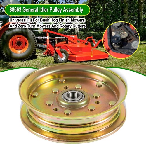 88663 Replacement for Bush Hog MTH600, RDTH72 Finish Mower Idler Pulley - Picture 8 of 16