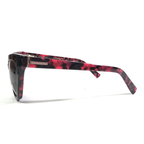 Ted Baker Sunglasses B659 BLK Black Red Cat Eye Frames with Purple Lenses - Picture 5 of 11