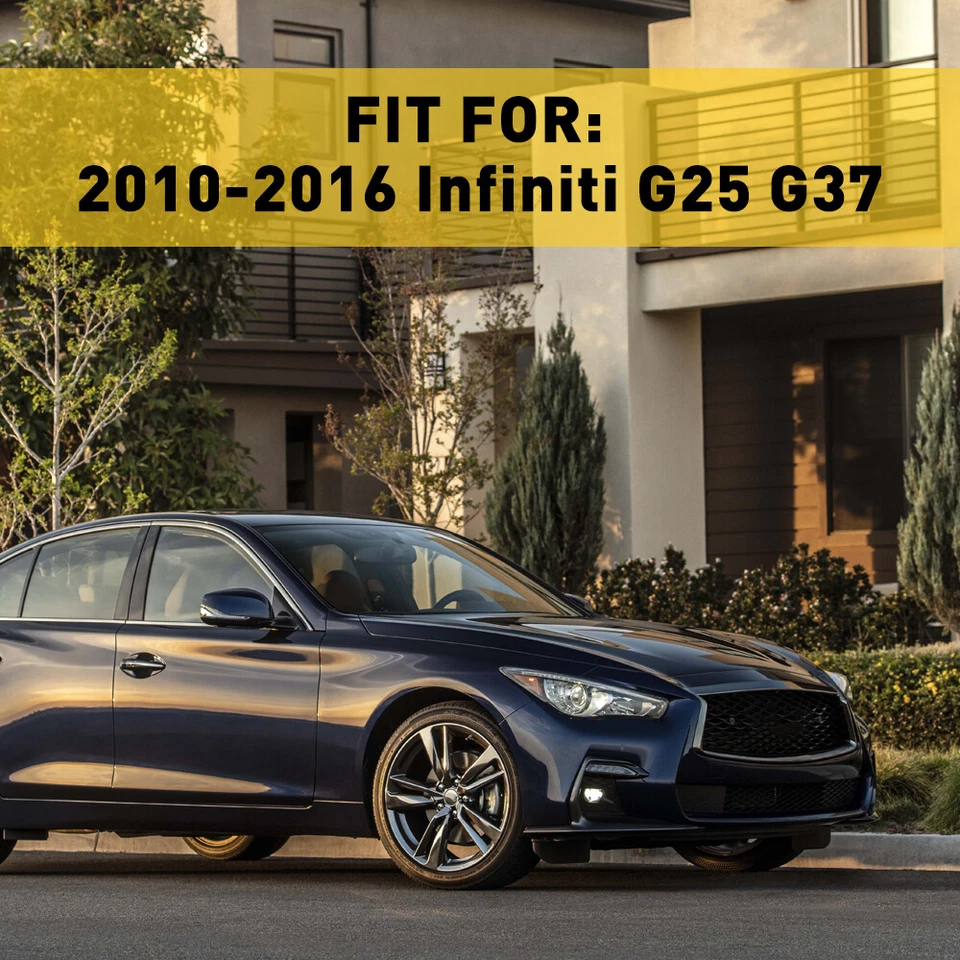 Carbon Fiber Full Interior Kit Cover Trim For Infiniti G37 Sedan 2010-2013 USEXV Foto 3 de 4