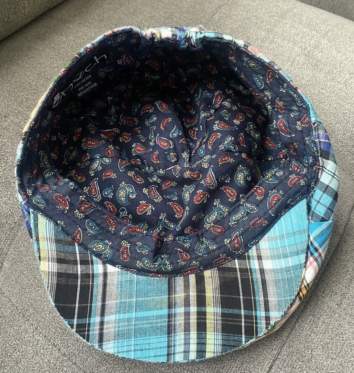 epoch Patchwork Cap Golf Hat Snap Visor One Size - image 4