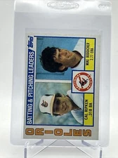 1984 Topps Orioles Leaders/Checklist Card #426 NM-Mint FREE SHIPPING