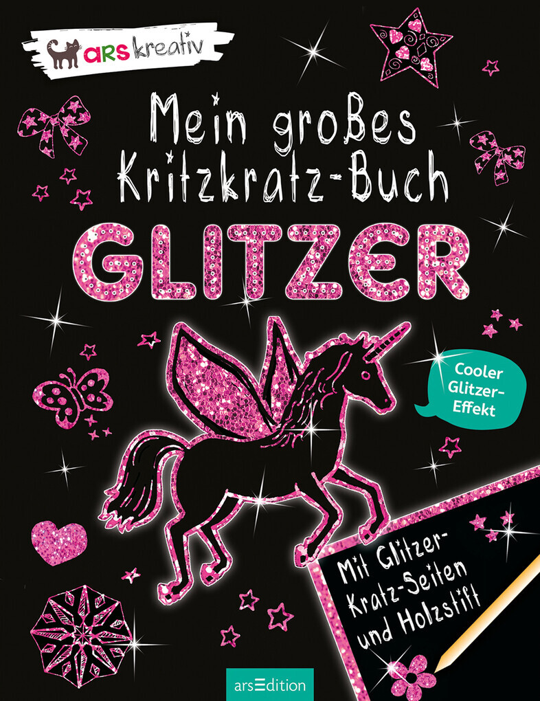 Thumbnail - Mein Großes Kritzkratz-buch Glitzer | Elizabeth Golding | 2014 |