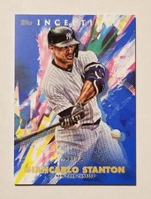 2020 TOPPS INCEPTION GIANCARLO STANTON YANKEES BLUE PARALLEL /25