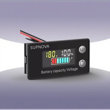2x12v 24v 36v 48v 60v 72v Battery Monitor,Car Golf cart Battery Indicator Meter