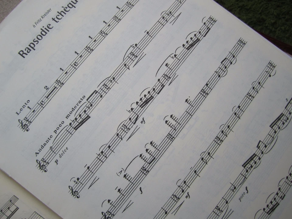 Czech Rhapsody for Violin and Piano by Martinu *NEW* Pub. Eschig - Image 3 of 3