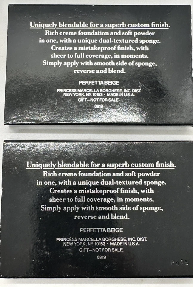 Princess Marcella Borghese Lumina Compact In Perfetta Beige - GIFT SIZE LOT OF 2 - Image 3 of 3