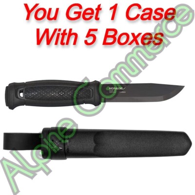 *5-Sets* Morakniv Garberg Carbon Steel 9.0  Knife Black Polymer Sheath 13716