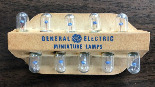 GE General Electric No. 46 GE46 6-8V .25A Miniature Lamps Light Bulbs -Box of 10 - Picture 2 of 4