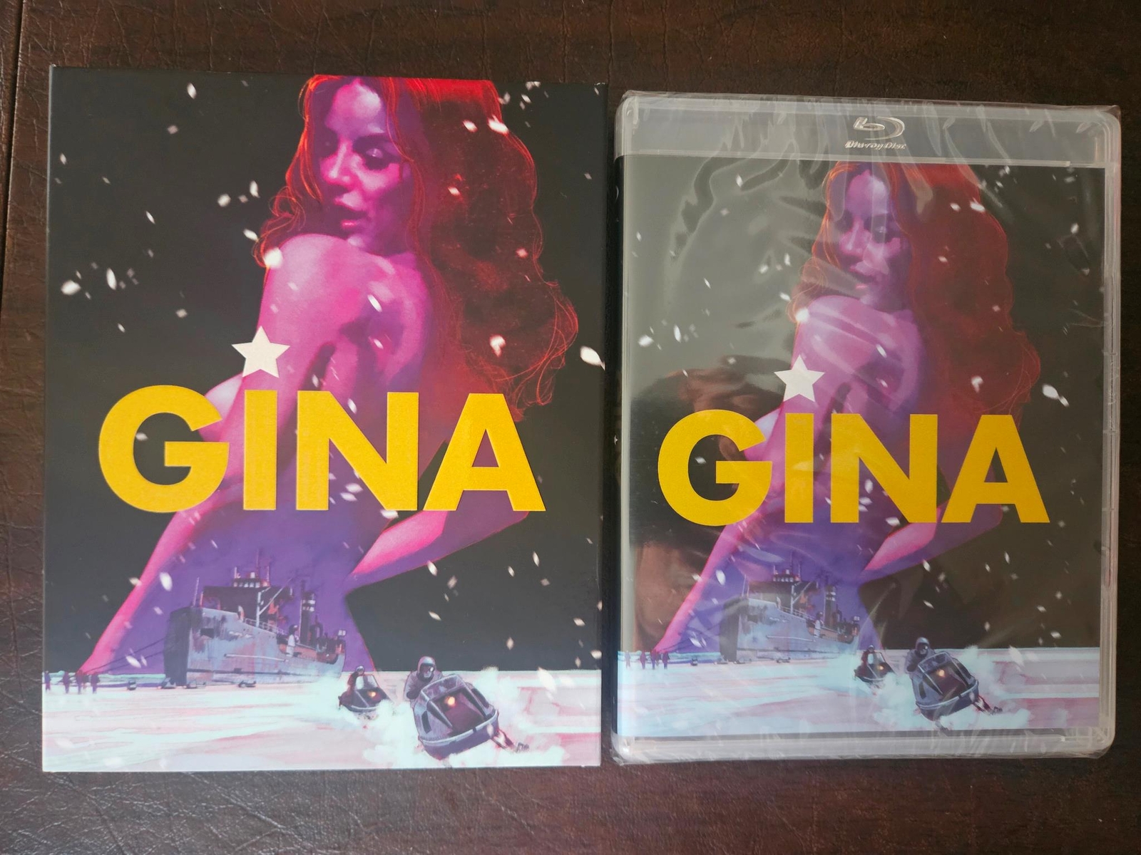 Vinegar Syndrome Gina blu ray w/ slipcover NEW SEALED Canadian Intl