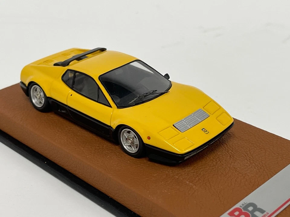 1/43 BBR Ferrari 512 BB Street from 1976 in Yellow BBR 33D. GP084 - Image 4 of 4