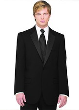 Sizes 38-64 X-Long. 6-Piece Complete Tuxedo Package with Vest  Tie