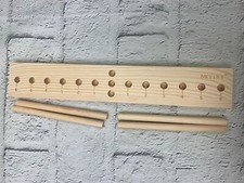 Bow Maker for Ribbon for Wreaths, Wooden Ribbon Bow Maker with Twist Ties