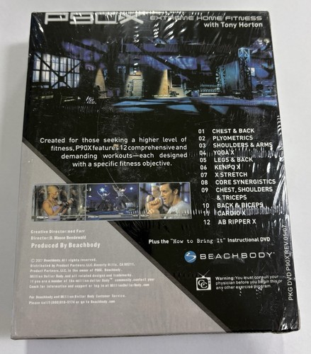 P90X NEW -NEVER USED Extreme Home Fitness Workout Complete 12 DVD Set Exercise - Picture 2 of 2