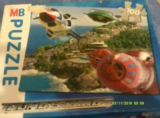 MB Thunderbirds Jigsaw Puzzle 100 Pieces Used Complete