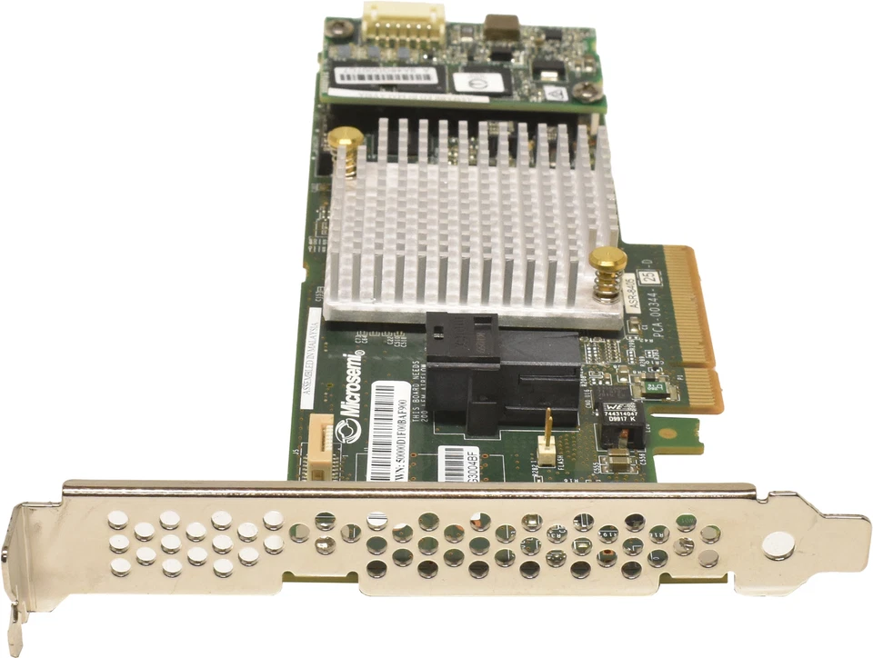 Adaptec ASR-8405 Raid Controller 12Gb/s PCIe x8 1GB mit BBU + 4x SATA/SAS Kabel  - Bild 4 von 4