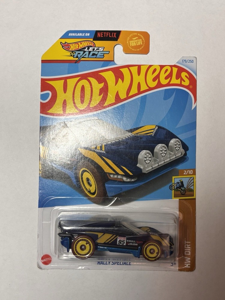 Hotwheels Rally Speciale-2024 HW Dirt 2/10 (Blue/Yellow)