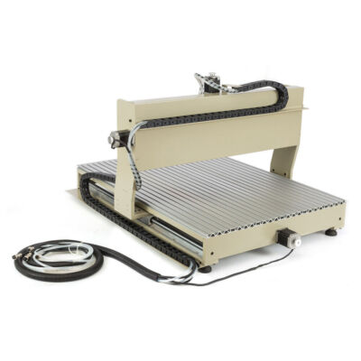 CNC Router 2200W VFD Milling Engraving Machine 6090 4-Axis Cutting &Handwheel