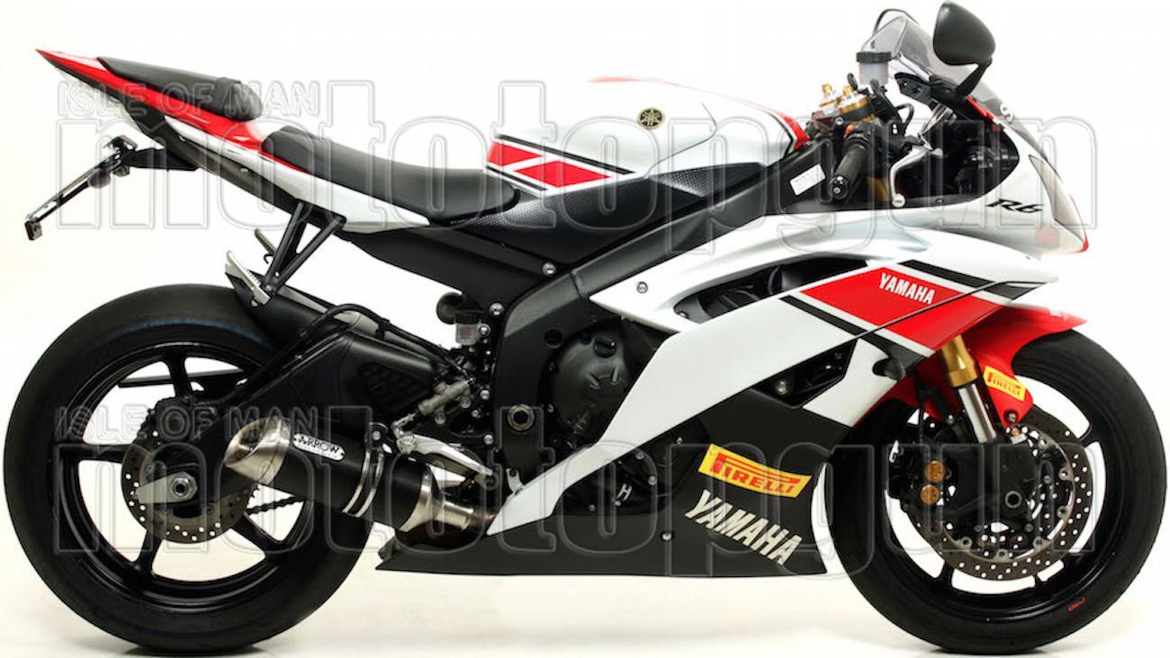 Echappement Thunder Arrow noir haute performance Yamaha R6 2016 - 2