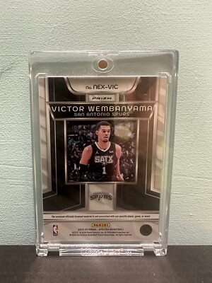 Victor Wembanyama 2023-24 Panini Spectra /149 Next Era RC Patch 