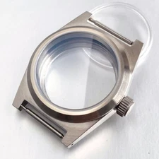 AR Sapphire 38mm Diver Watch Case 200M Waterproof Fit NH35 NH36 NH34 Glass Back