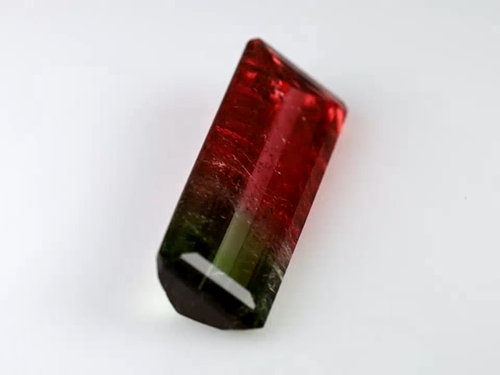 9.49 ct Octagon (24 x 9 mm) Unheated / Untreated Watermelon Tourmaline - Video 1 of 1