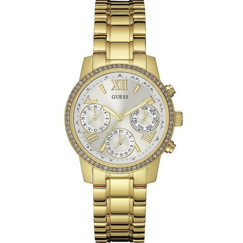 Ladies Mini Quartz Watch Gold-Tone Stainless Steel Bracelet Fossil Women main image 2