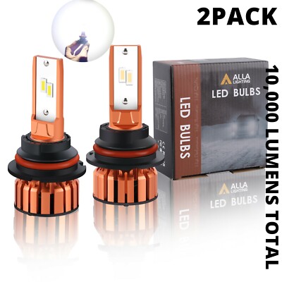 LED White Headlight Bulbs For 2003-16 International 4300 03-07 8600 SBA OFF ROAD