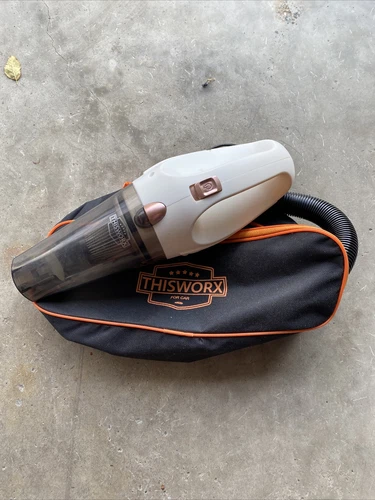 THISWORX Car Vacuum Cleaner 12v Corded - White