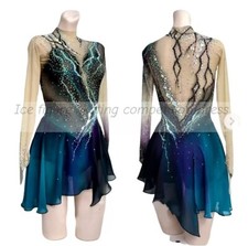manufacturer store designer style Ice figure skating competition dress girls