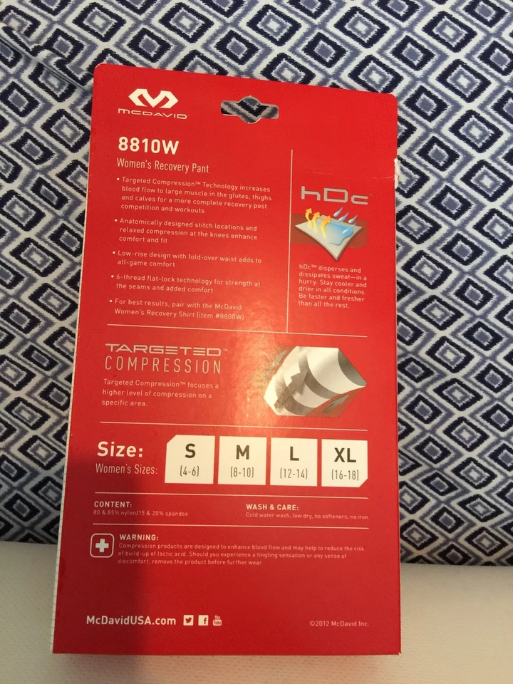 NEW MCDAVID WOMEN'S RECOVERY PANT..L - Image 2 of 2