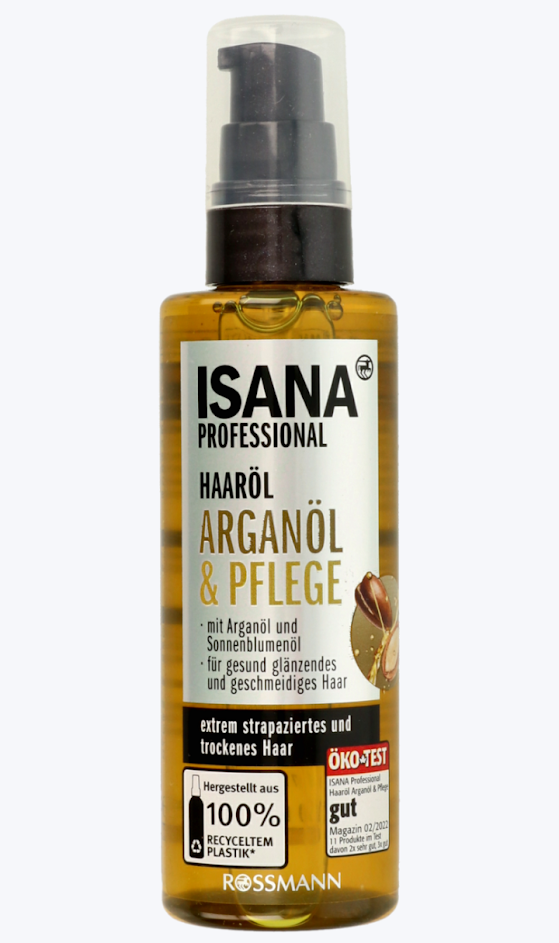 Isana Professional Argan Oil & Sunflower Oil Smoothing Shine Serum