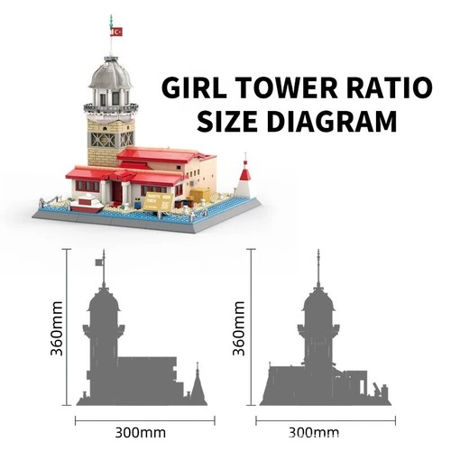 Wange Bloque de Construcción Juguetes Arquitectura Mundial Ladrillos Modelo para Adultos o Niños - Imagen 323 de 872