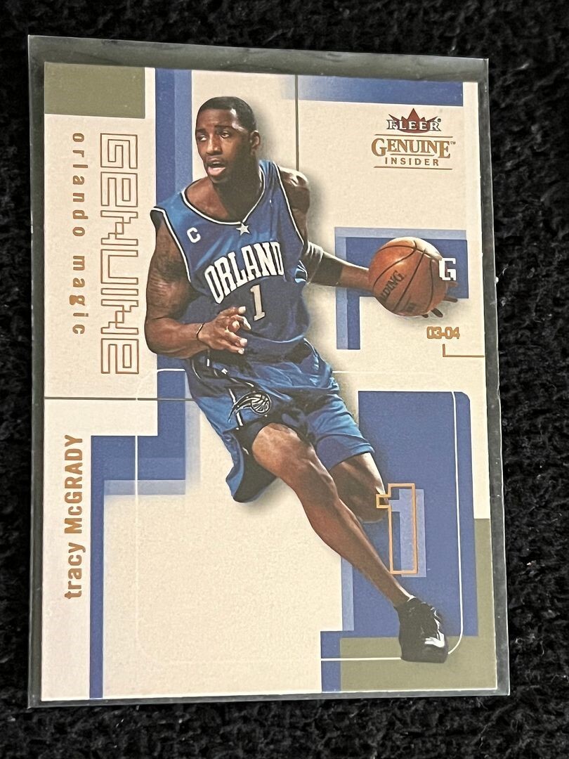 2003-04 FLEER GENUINE INSIDER TRACY MCGRADY MAGIC