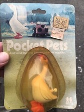 NEW Vintage 1977 Wind-Up White Goose POCKET PETS Tomy 1970s Toy