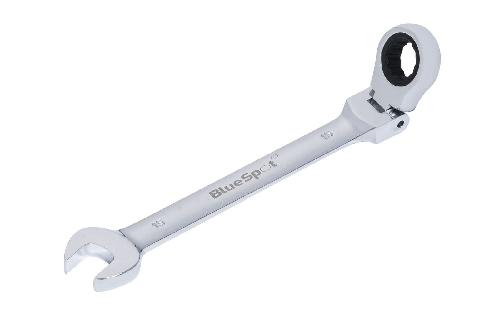 Blue Spot 05111 Ratcheting 15mm Spanner Flexible Head 180