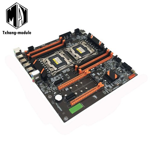 X99 CPU Motherboard 2011 V3 Dual Xeon Ext ATX DDR4 Four LGA PC Mainboard A2TM - Picture 3 of 10