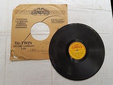 Vintage 78 RPM Punjabi Song Maître Hashim Pieds 3339 The Twin Gramophone Record
