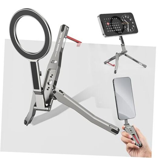 Magnetic Pocket Phone Tripod Foldable with Hook, MG-05G Phone Holder