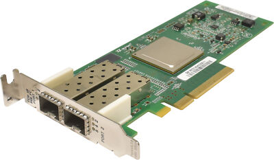 HP QLogic QLE2562-HP 2-Port 8G FC Network Adapter PCIe x8 489191-001 LP